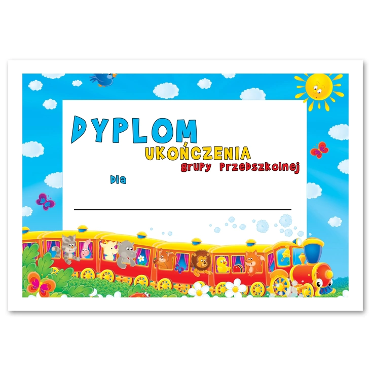 dyplomUkończenia grupy przedszkolnej