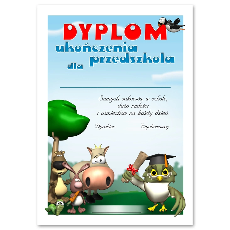 dyplom Ukończenia przedszkola