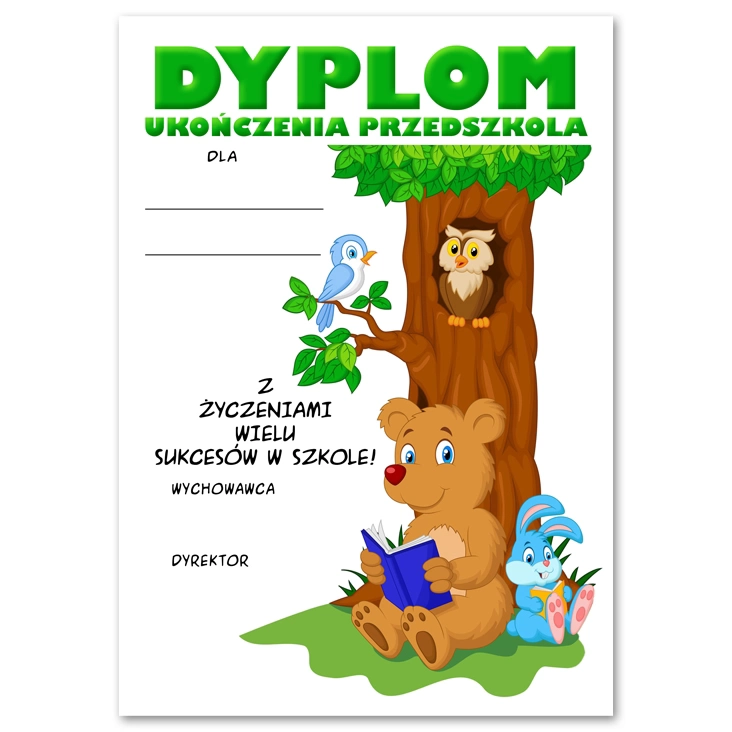 dyplomUkończenia przedszkola
