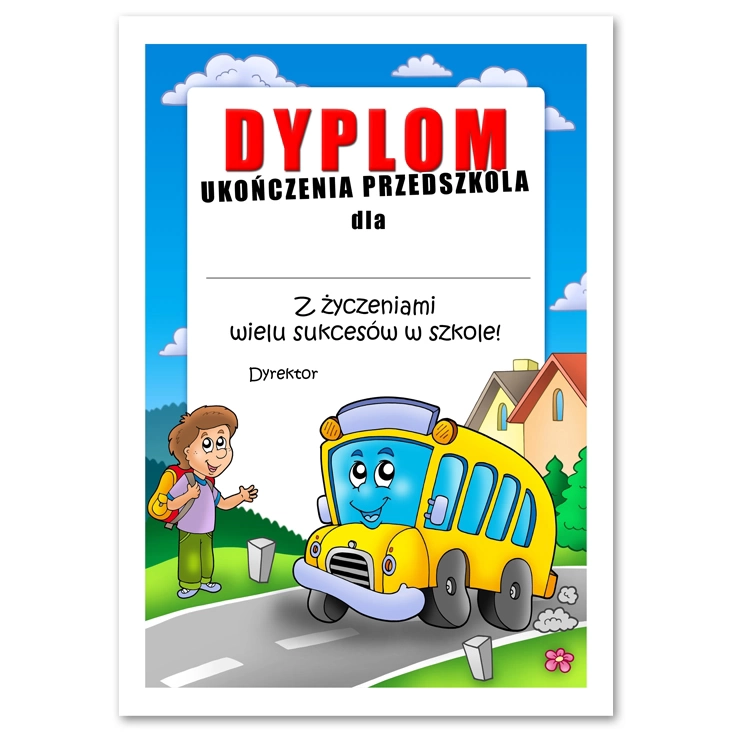 dyplom Ukończenia przedszkola