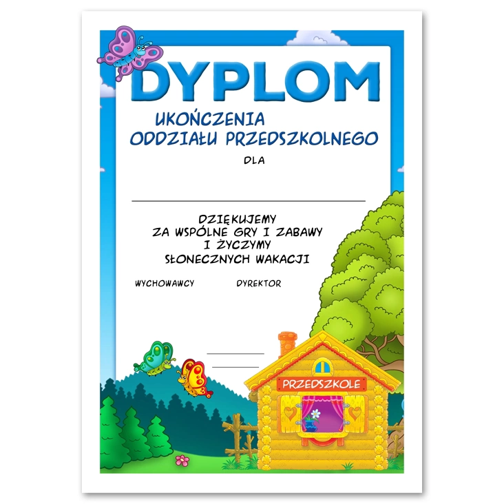 dyplomUkończenia oddziału przedszkolnego