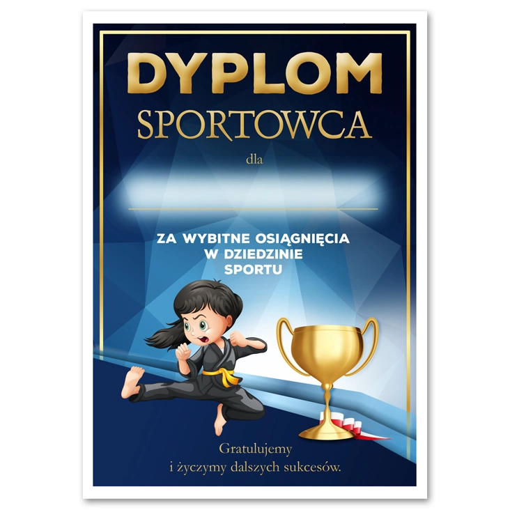 dyplom Sportowca kung fu