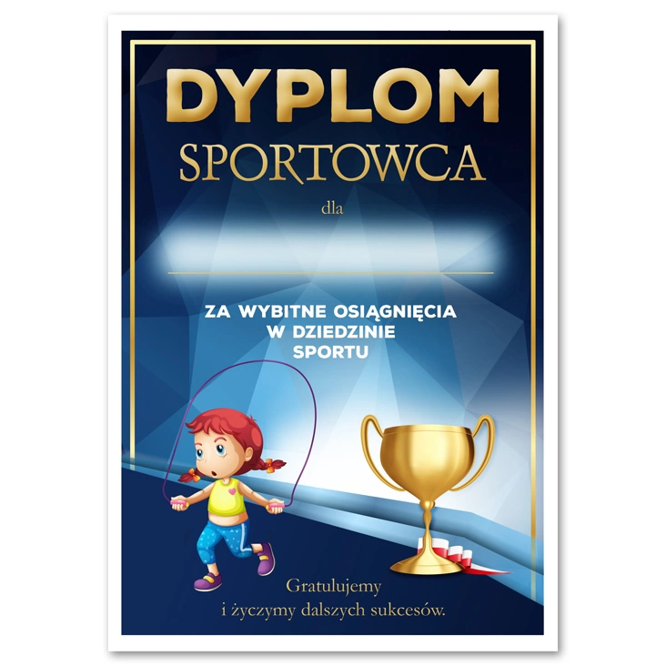 dyplom Sportowca aerobic