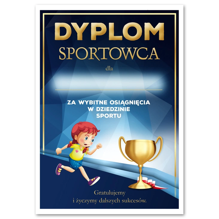 dyplom Sportowca sprint