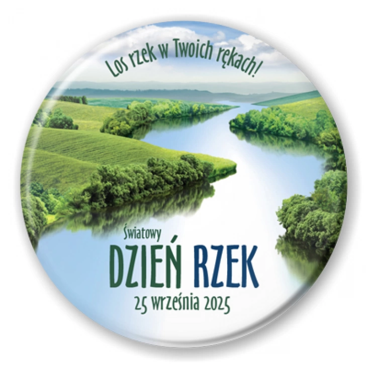 przypinka Dzień Rzek