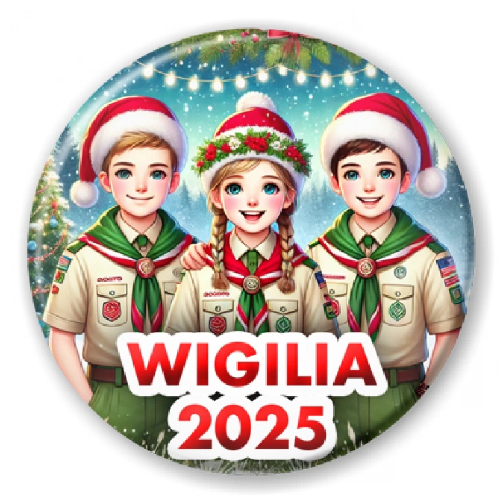 przypinka Harcerska wigilia
