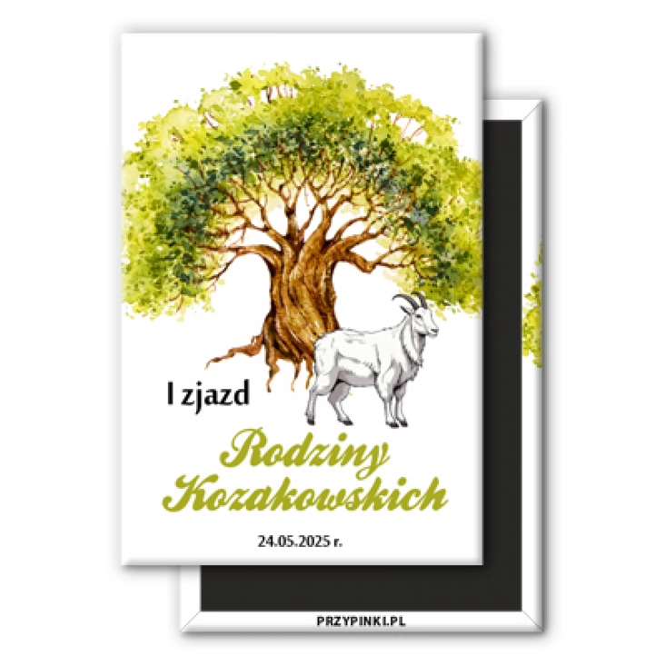 magnes 78x53mmI zjazd rodziny Kozakowskich