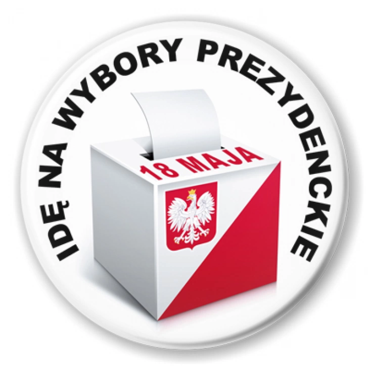 przypinka Idę na wybory prezydenckie