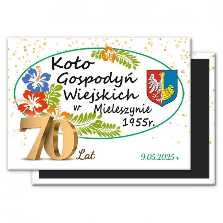 magnes 90x65mm Koło Gospodyń Wiejskich w Mieleszynie