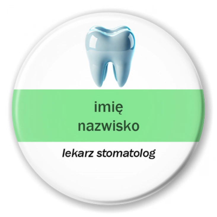przypinka Lekarz stomatolog