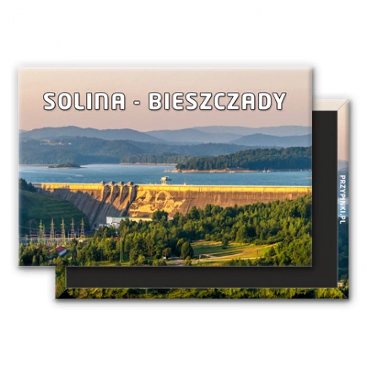 magnes 78x53mmBieszczady - Solina