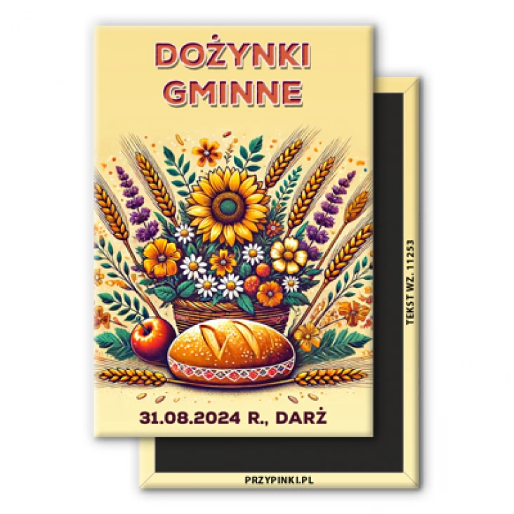 magnes 78x53mmDożynki Gminne Darż 2024