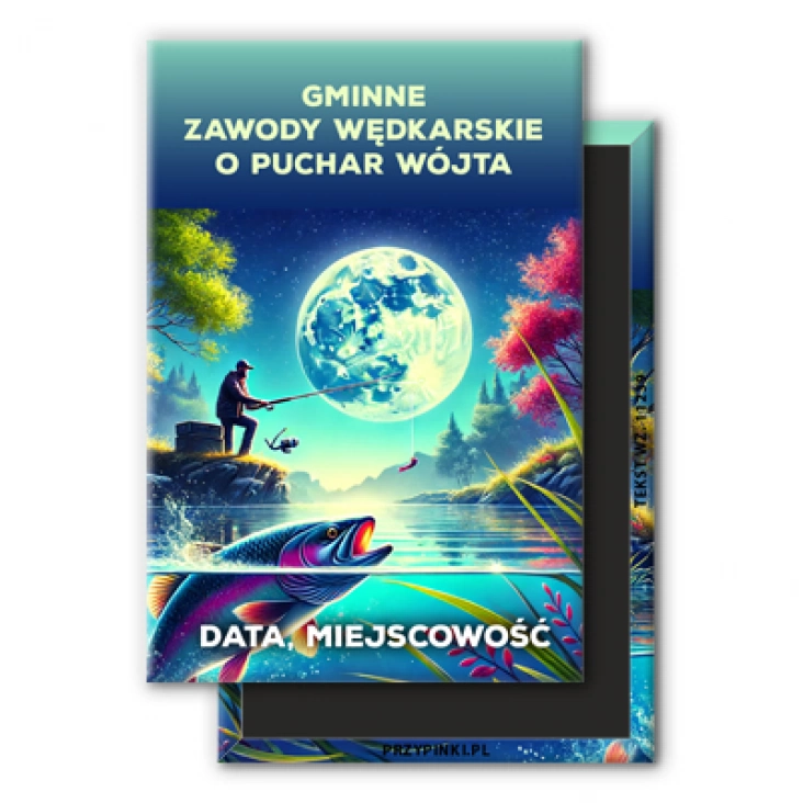 magnes 78x53mm Gminne Zawody Wędkarskie