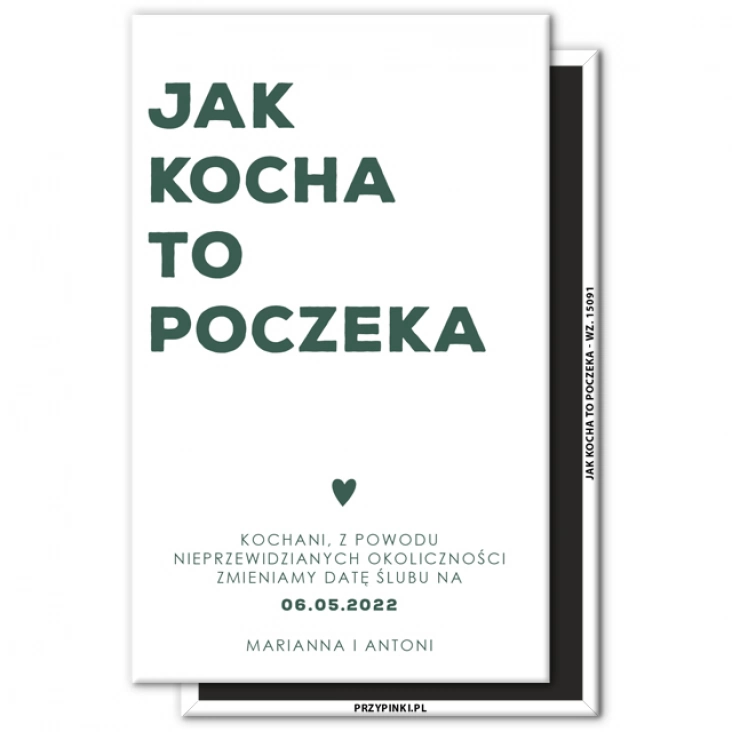 Zmieniamy datę ślubu kocha poczeka