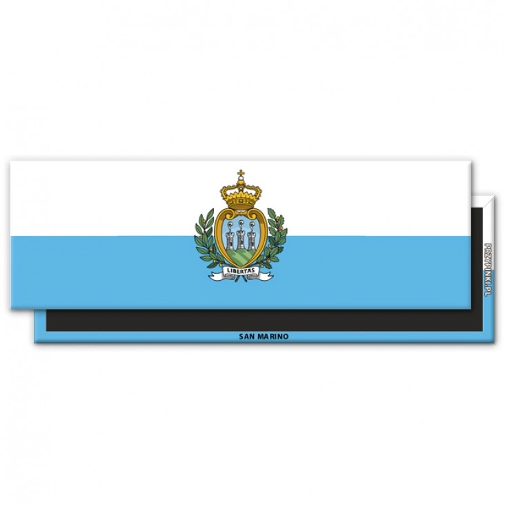 magnes 115x37mm San Marino