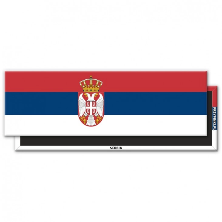 magnes 115x37mm Serbia