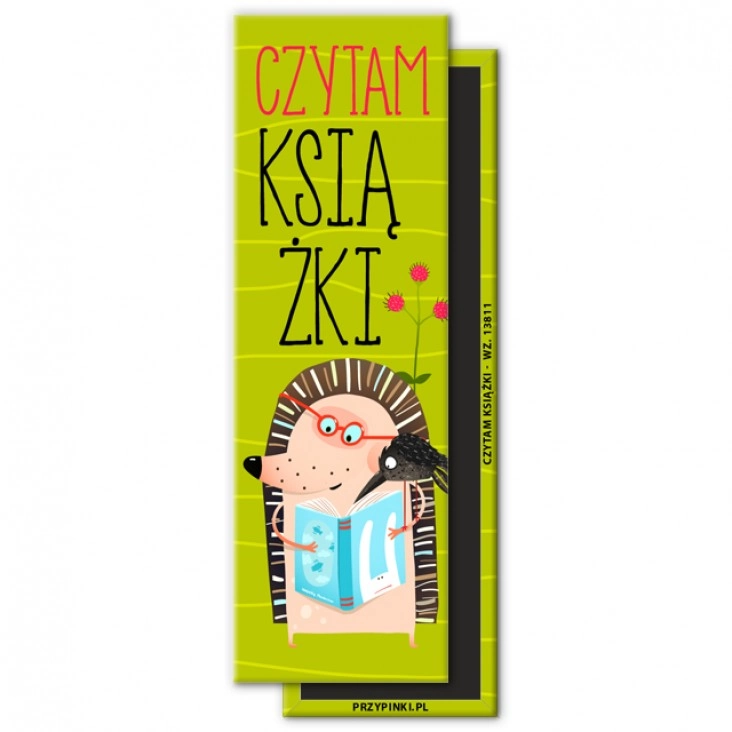 magnes 115x37mm Czytam książki