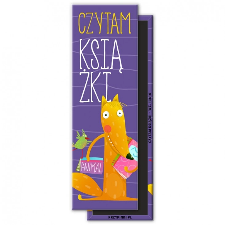 magnes 115x37mm Czytam książki