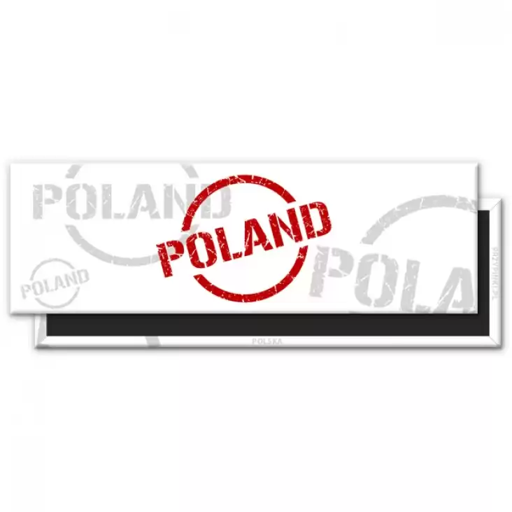 magnes 115x37mm Poland