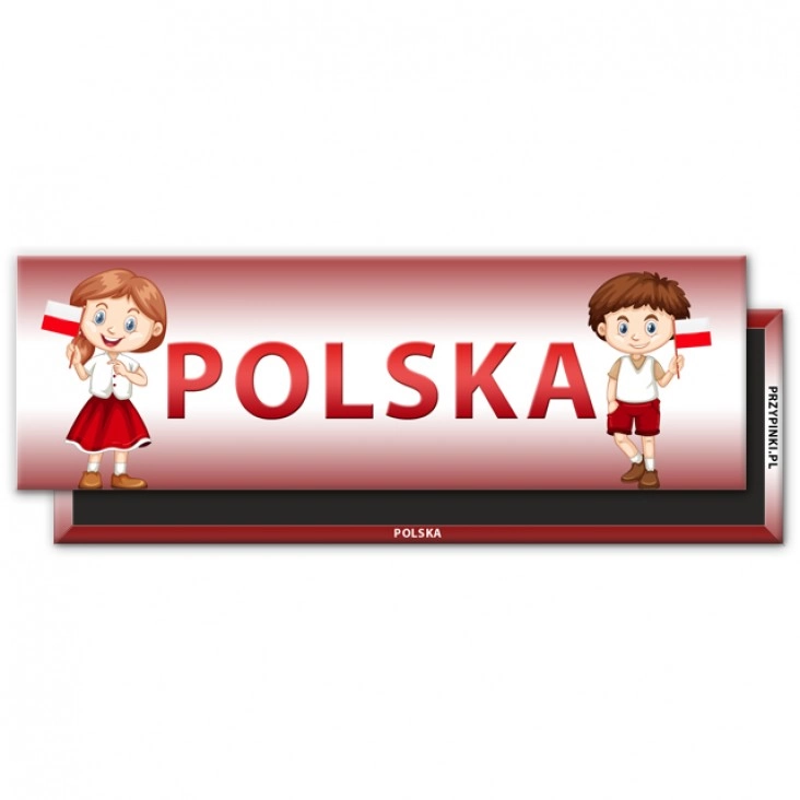 magnes 115x37mm Polska