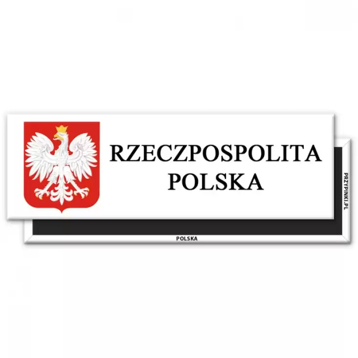 magnes 115x37mm Rzeczpospolita Polska