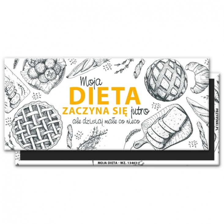 magnes 120x54mm Moja dieta