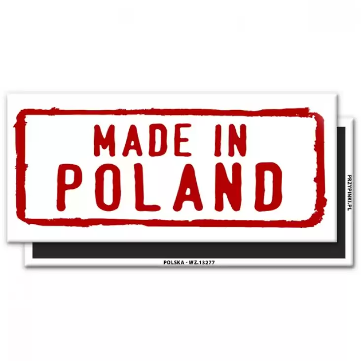 magnes 120x54mm Polska
