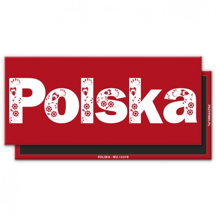 magnes 120x54mm Polska