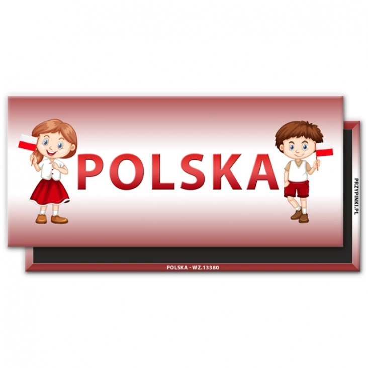 magnes 120x54mm Polska