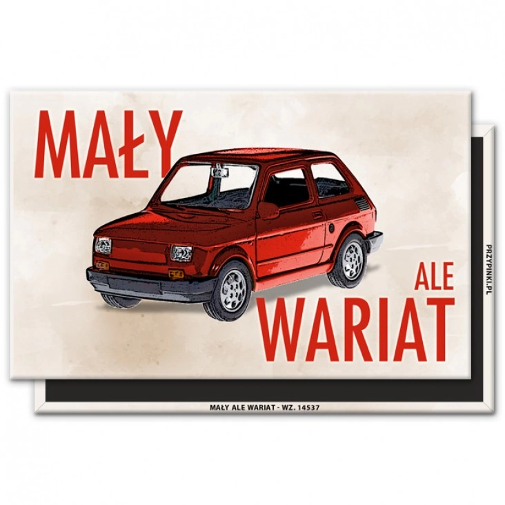 magnes 120x75mm Mały, ale wariat