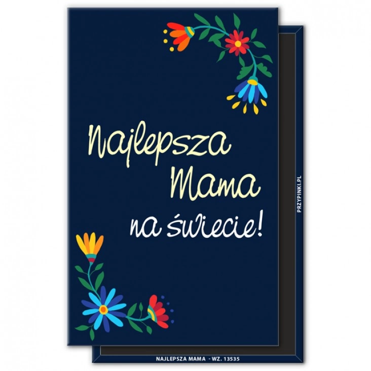 magnes 120x75mm Najlepsza mama na świecie