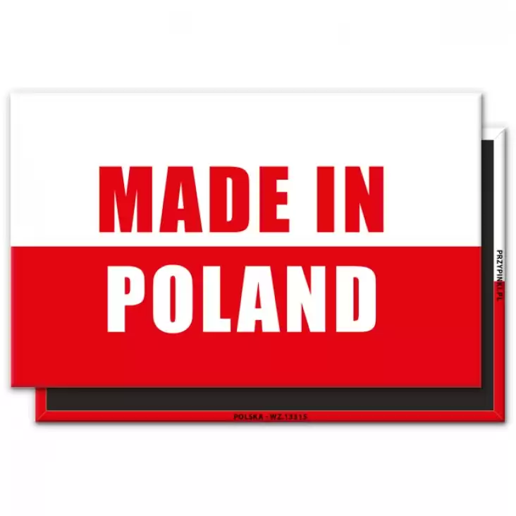magnes 120x75mm Polska