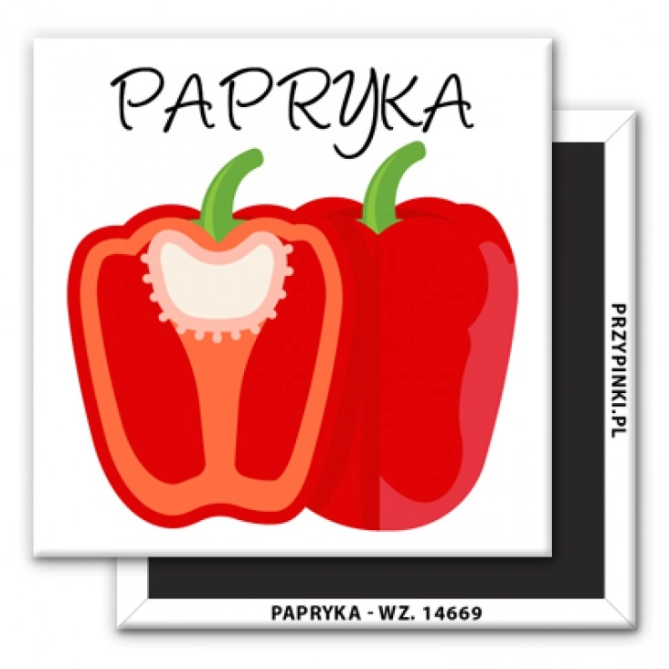 magnes 50x50mm Papryka