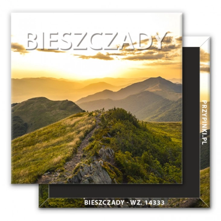 magnes 50x50mm Bieszczady