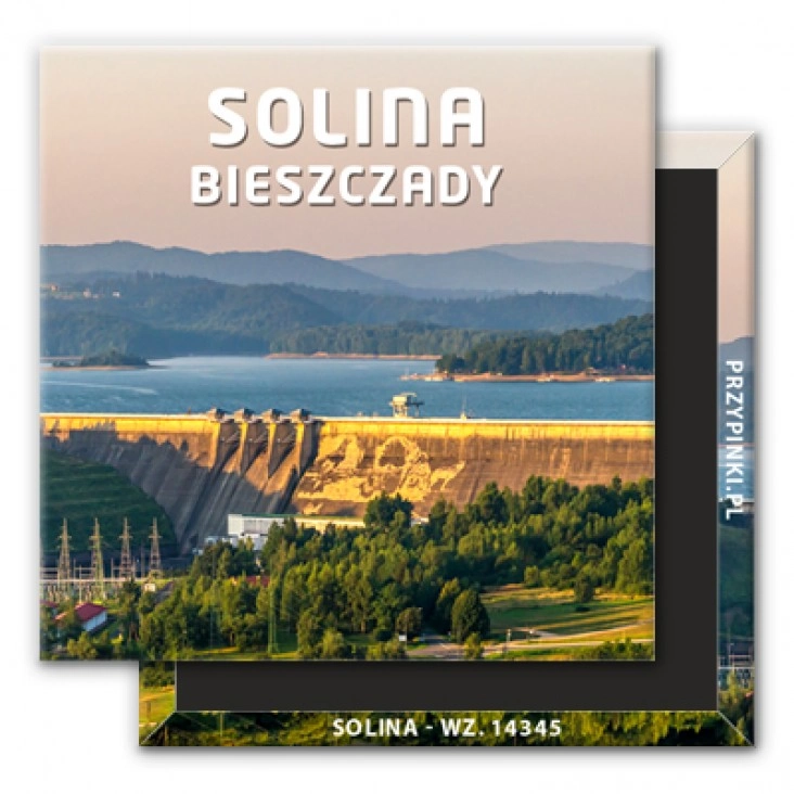 magnes 50x50mmBieszczady - Solina