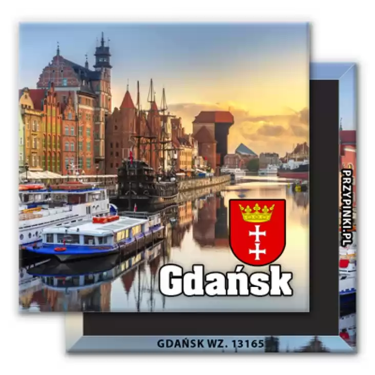 magnes 50x50mm Gdańsk