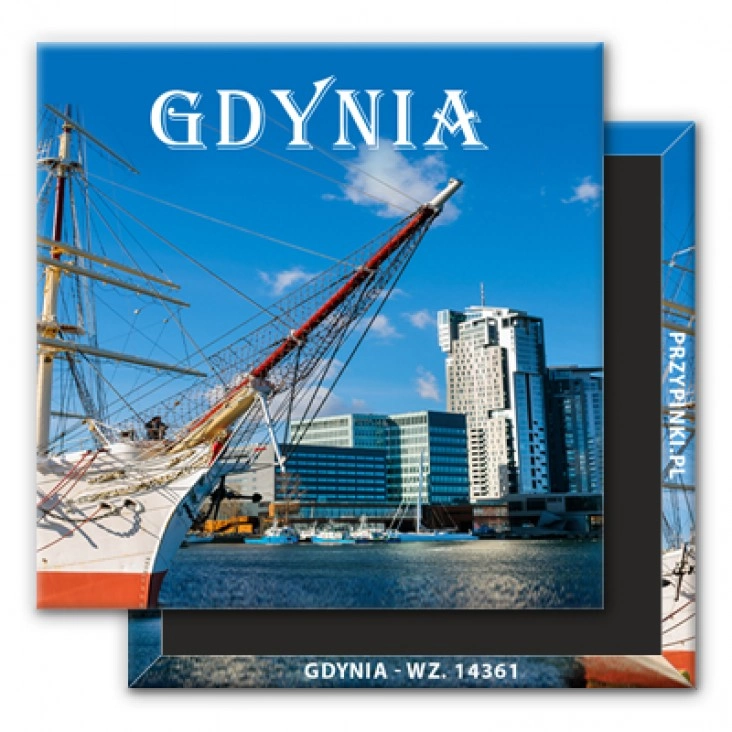 magnes 50x50mm Gdynia 