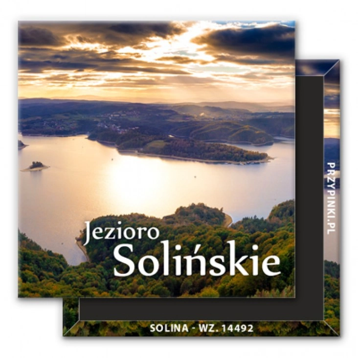 magnes 50x50mmJezioro Solińskie