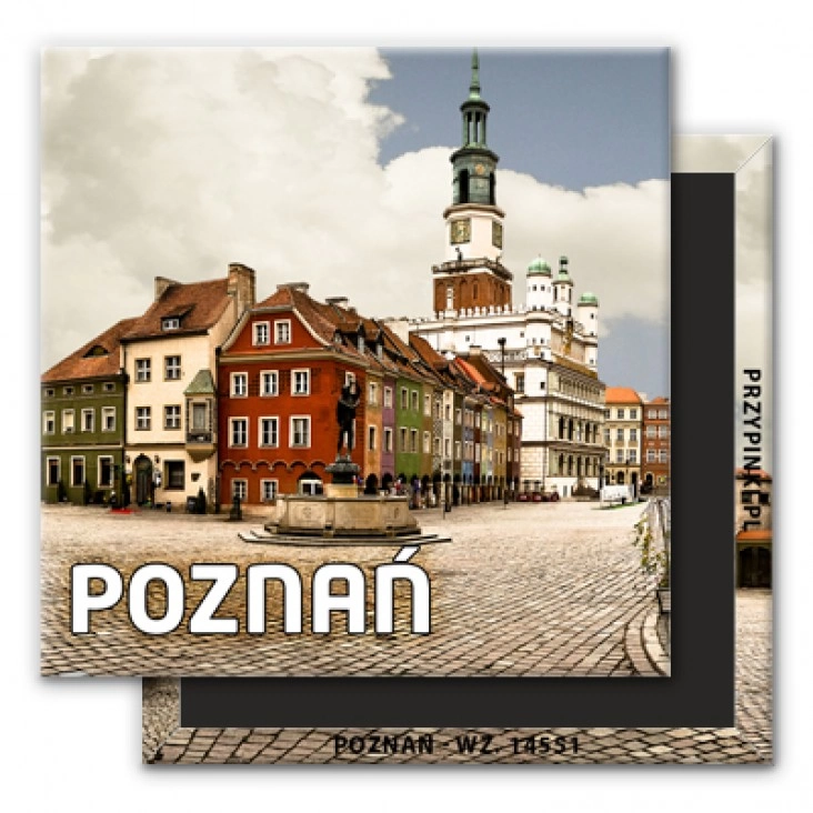 magnes 50x50mmPoznań