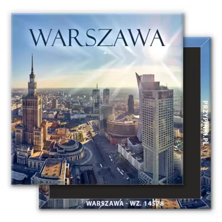 magnes 50x50mm Warszawa 