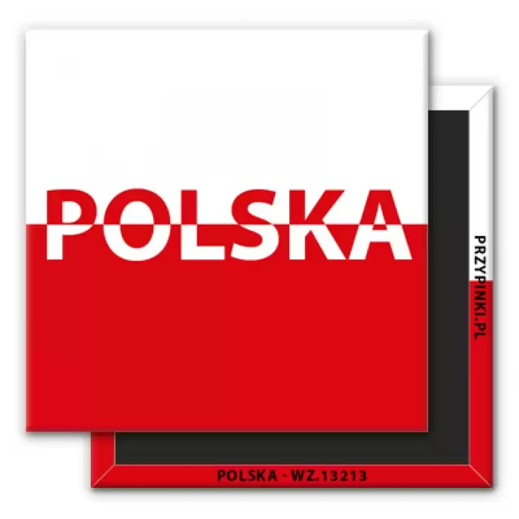 magnes 50x50mm Polska