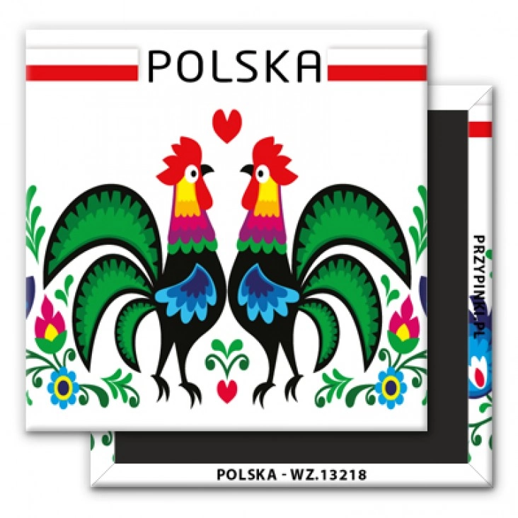 magnes 50x50mm Polska