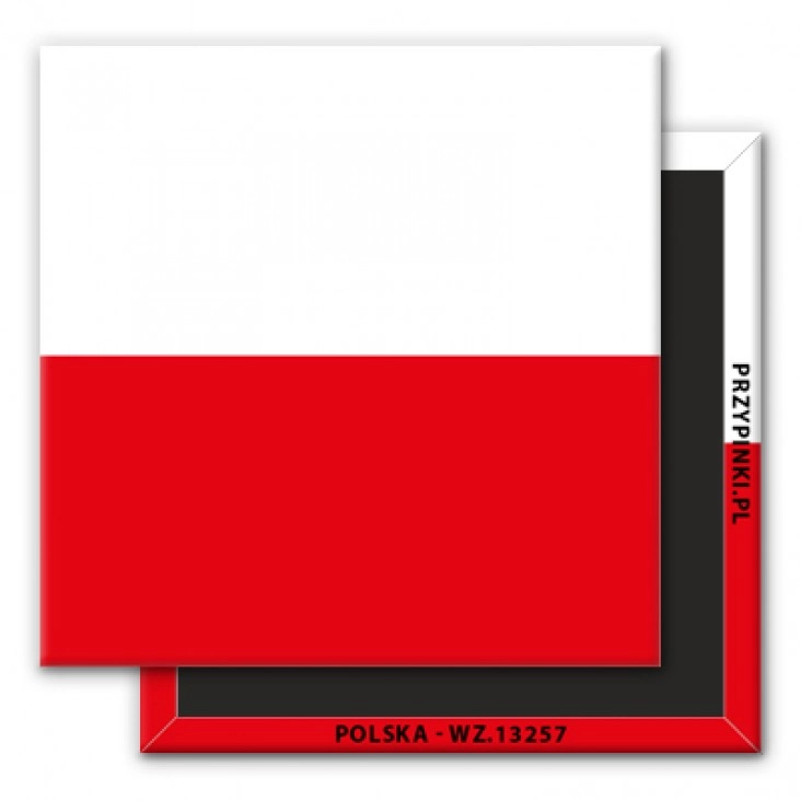 magnes 50x50mm Polska