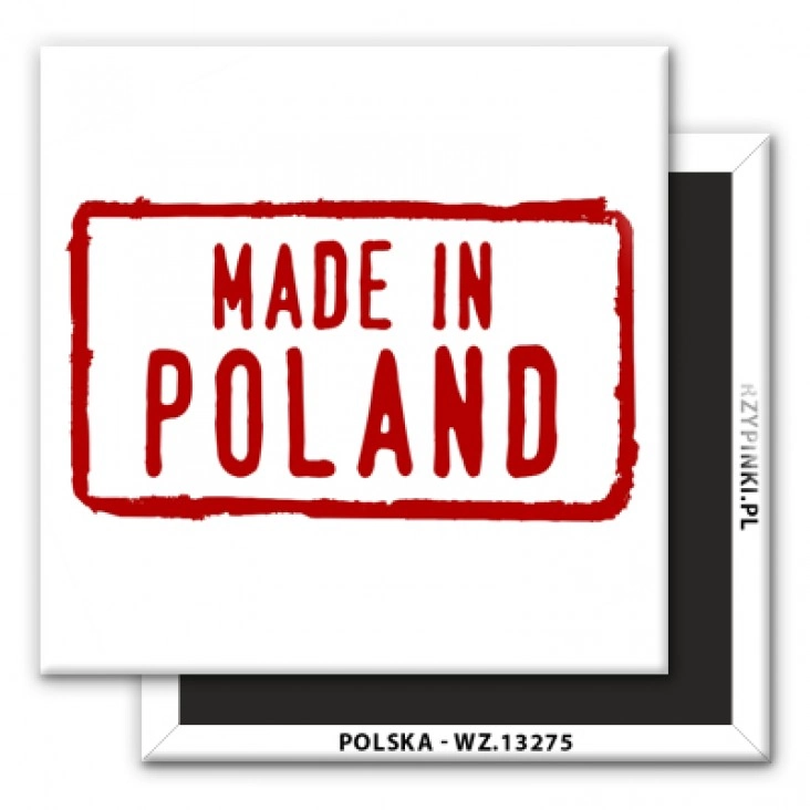 magnes 50x50mm Polska