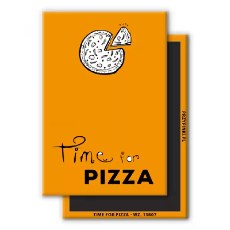magnes 78x53mm Time for pizza