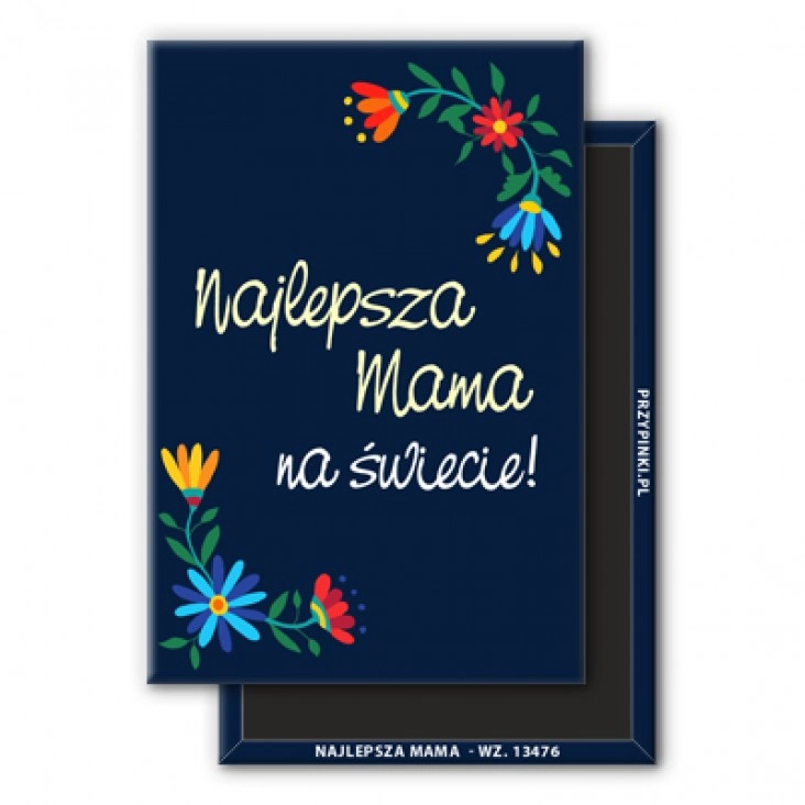 magnes 78x53mm Najlepsza mama na świecie