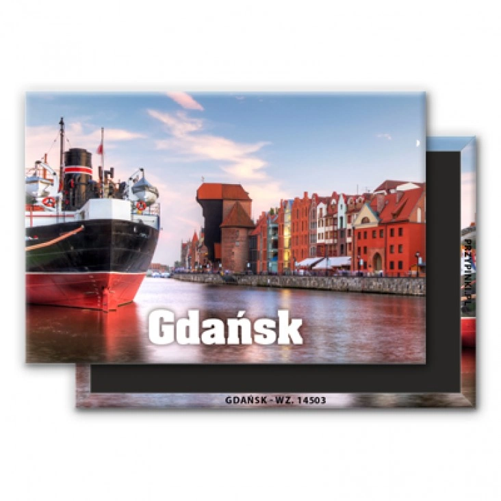 magnes 78x53mmGdańsk