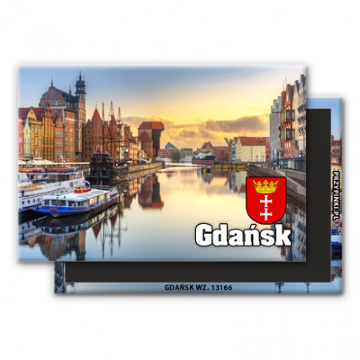 magnes 78x53mmGdańsk