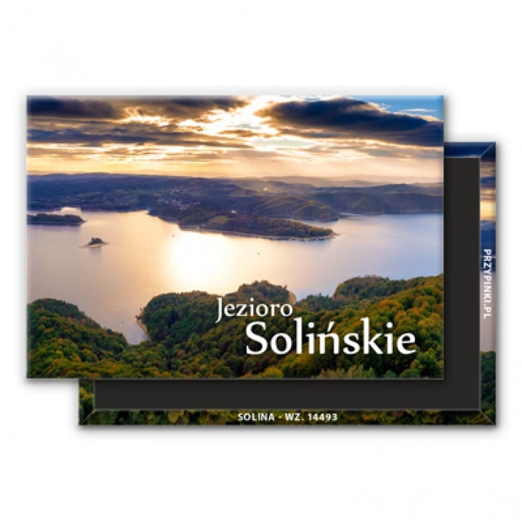 magnes 78x53mmJezioro Solińskie