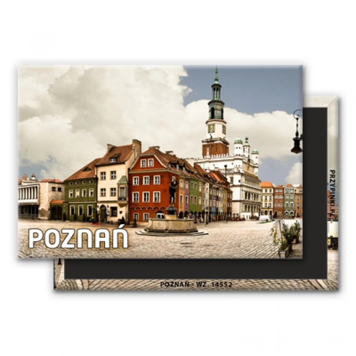 magnes 78x53mmPoznań
